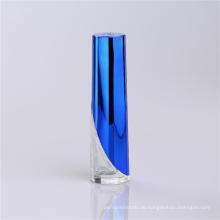 Strenge Qualitätskontrolle Fabrik 15 ml Blau Beschichtung Mini Glas Parfümflasche